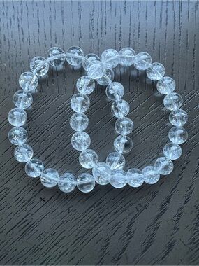Lemurian quartz bracelet 10mm SIZE 6.75-7.25’ ( ONE )